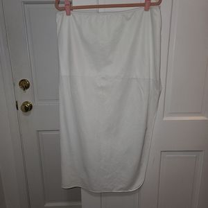 David's Bridal tummy control slip with slit